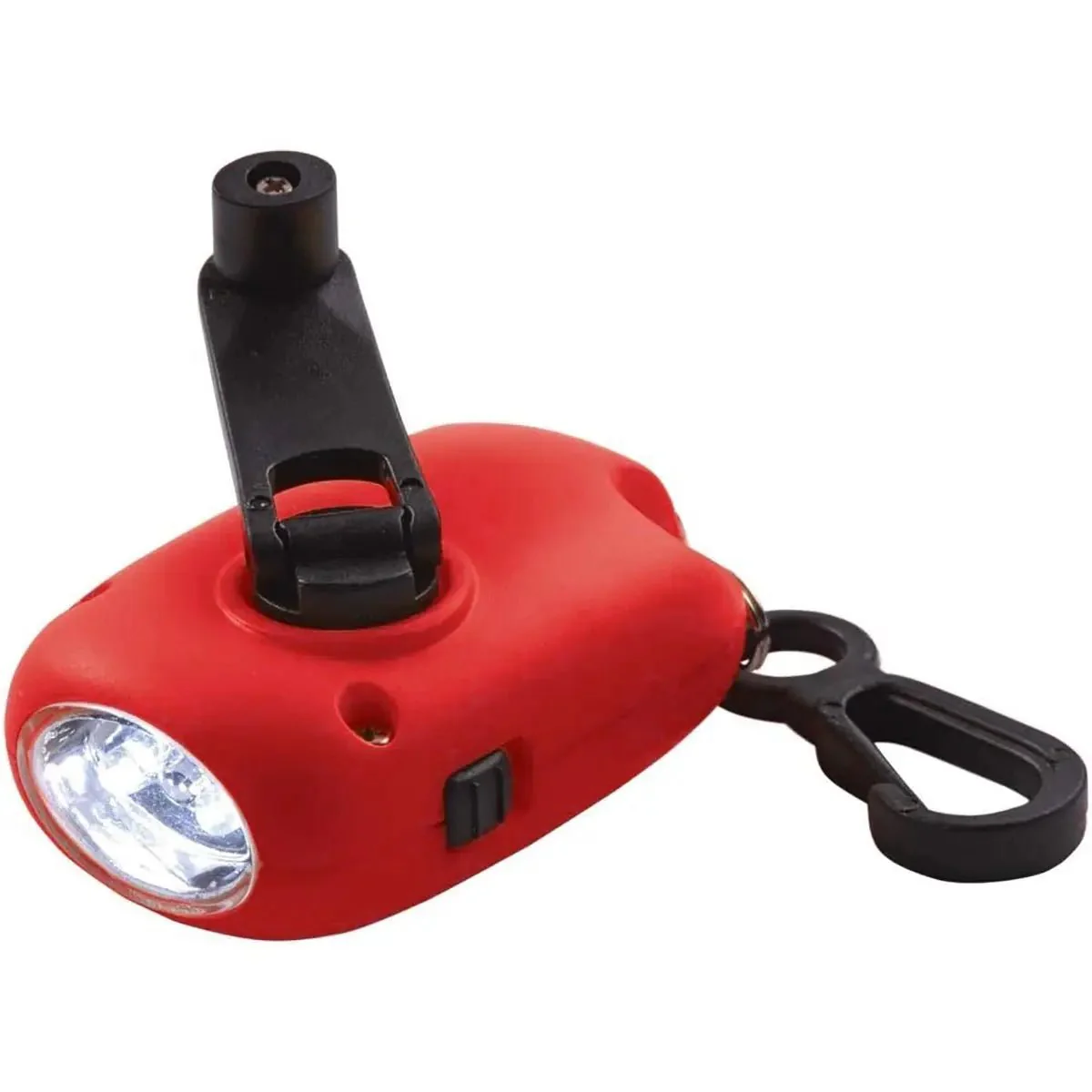 Coghlan's Dynamo Flashlight LED Hand Crank Emergency Camp Flash Light w/ Clip - Image 3