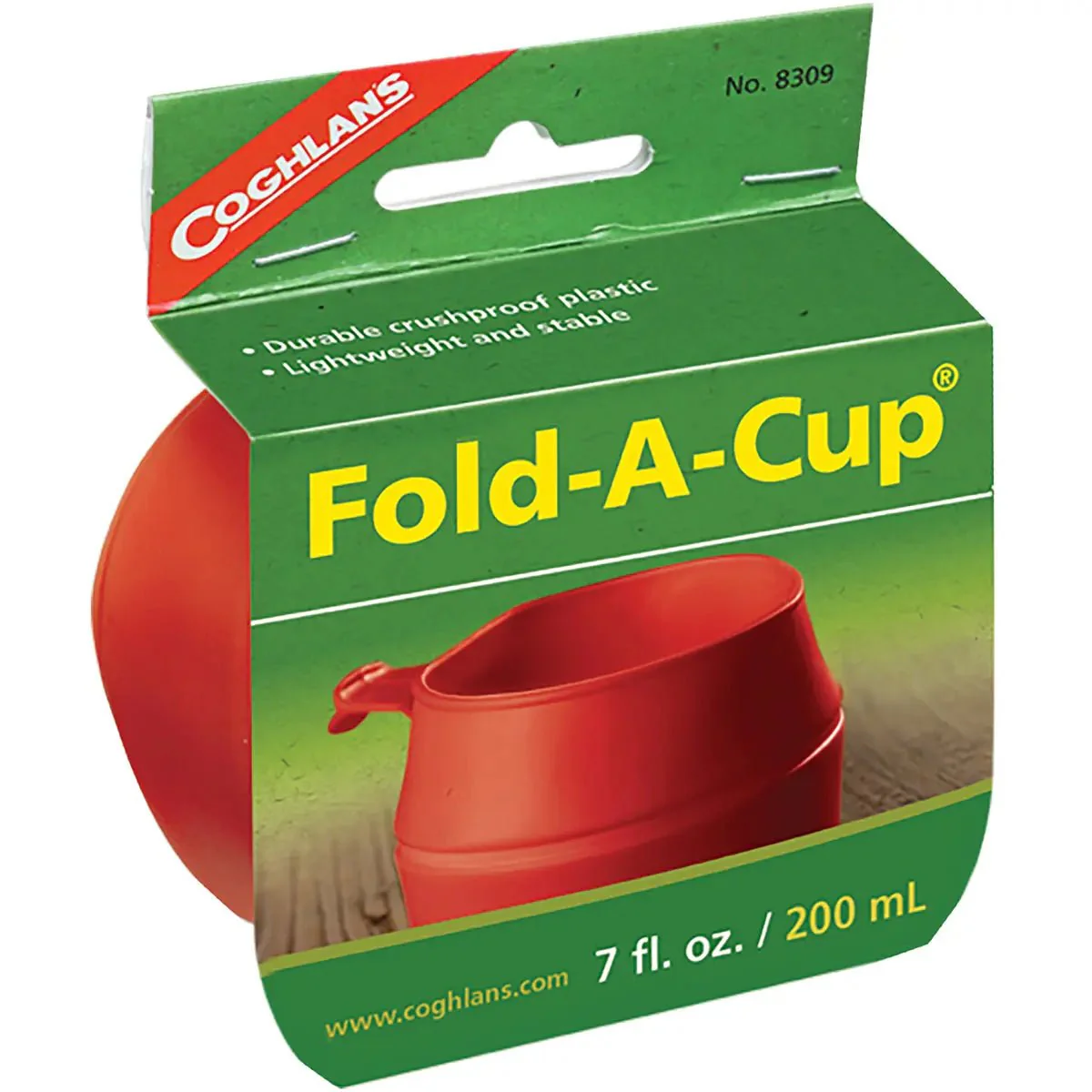 Coghlan's Fold-A-Cup, Durable Crushproof Plastic, Camping Hiking Survival - Image 2