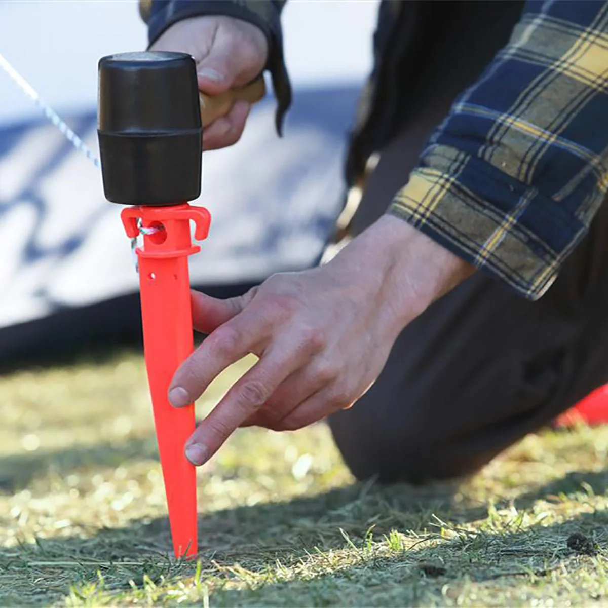 Coghlan's Ground Spike Tent Pegs - Orange - Image 3