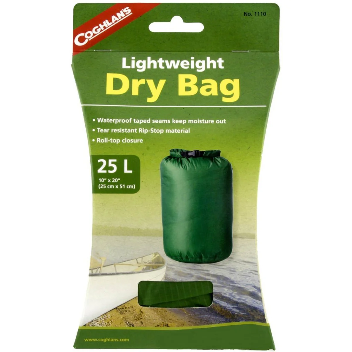 Coghlan's Lightweight Dry Bag, Tear Resistant w/ Roll Top Closure - Image 4