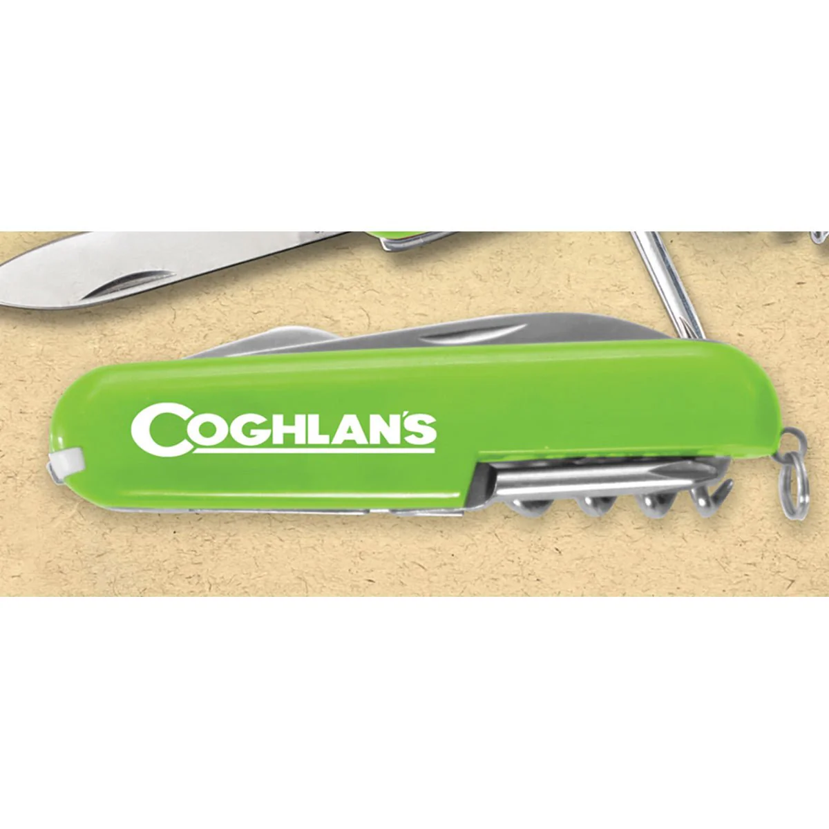 Coghlan's Multi-Function Camp Knife, 5 Functions, Army Camping Swiss Style - Image 2