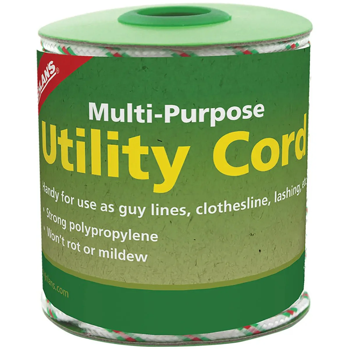 Coghlan's Multi-Purpose Utility Cord, 1/8" x 66', Strong Polypropylene Rope