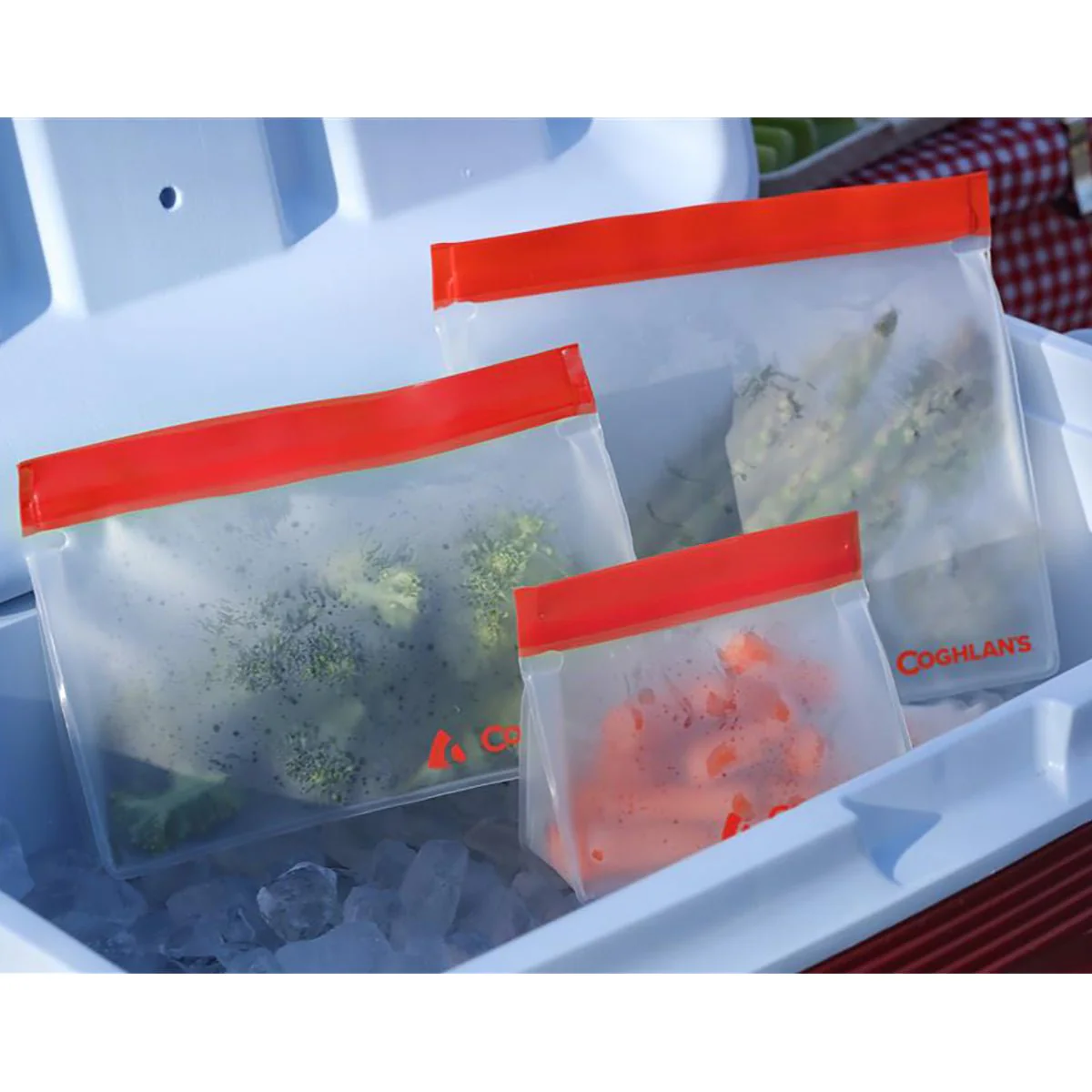 Coghlan's Reusable Storage Bags 3-Pack - Red - Image 4