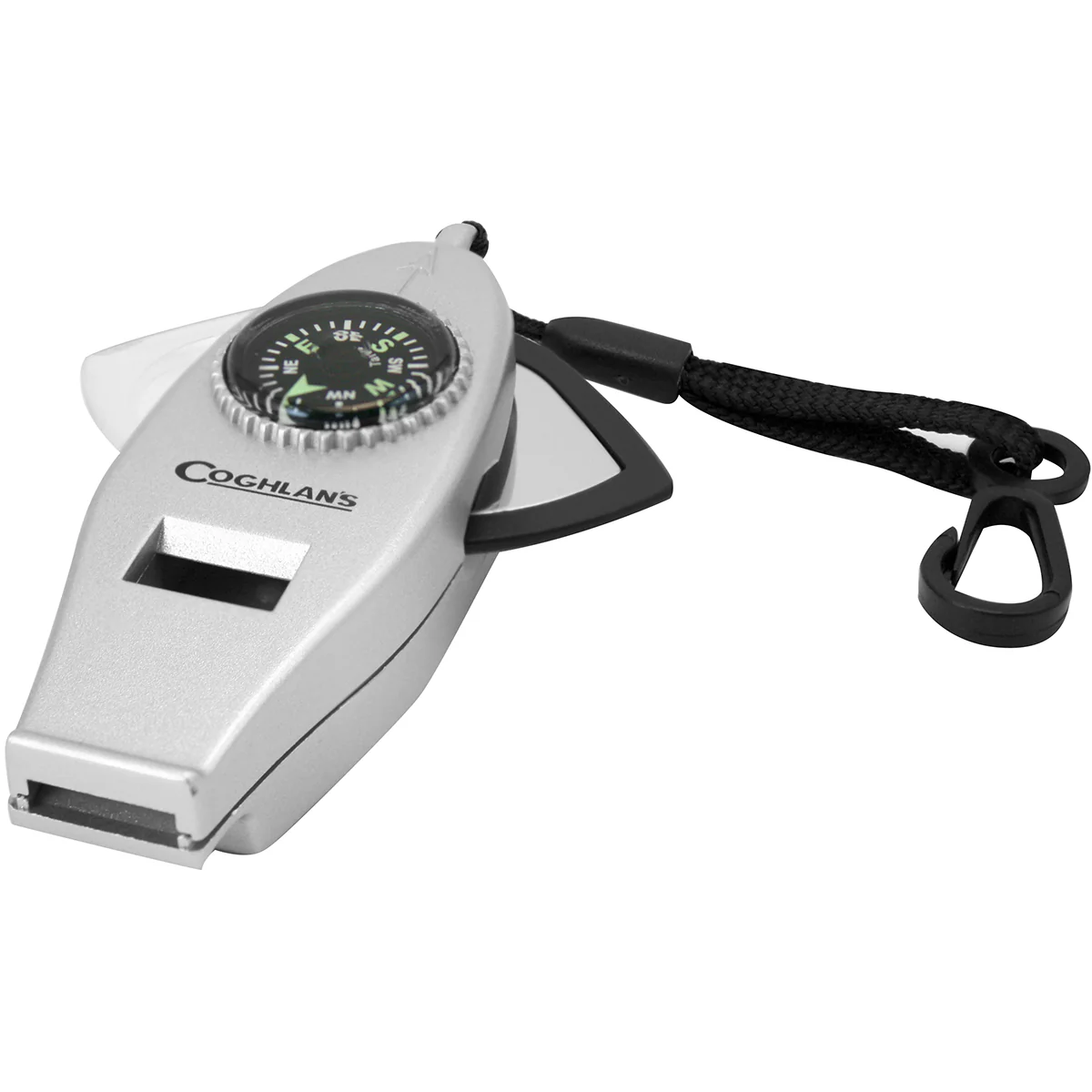 Coghlan's Six Function Whistle Signal Mirror Light Compass Thermometer Magnifier - Image 3