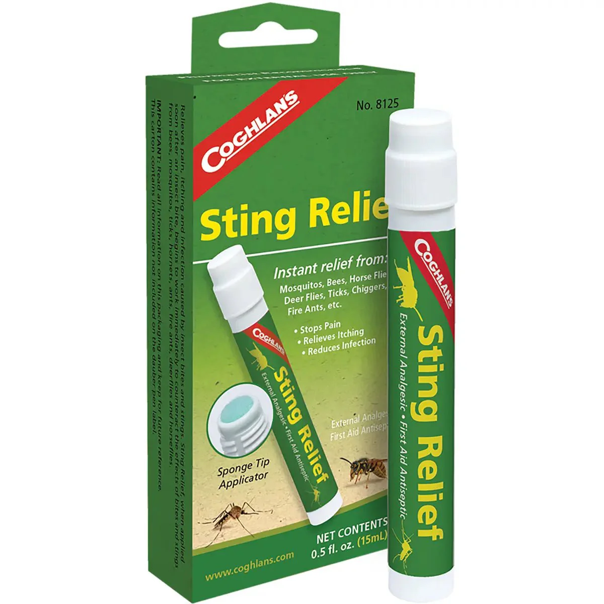 Coghlan's Sting Relief, External Analgesic, First Aid Antiseptic, Stops Pain