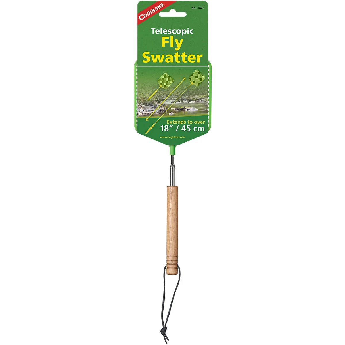 Coghlan's Telescopic Fly Swatter, Bugs Mosquitoes Extends to 18", Compact Design