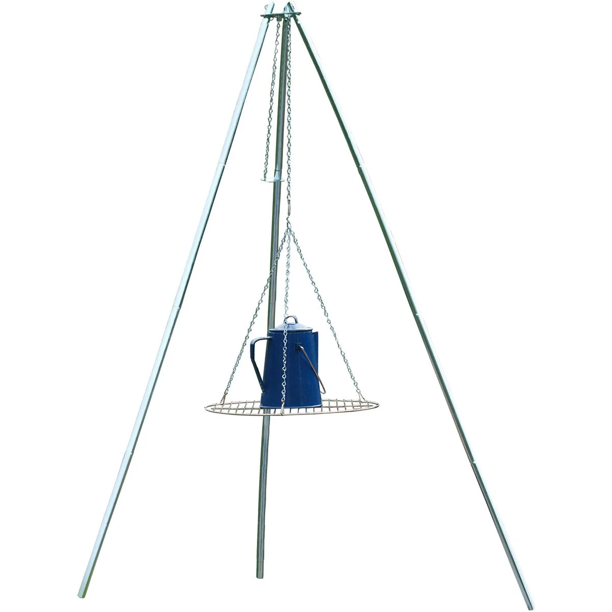 Coghlan's Tri-Pod Grill and Lantern Holder, Adjustable Height, Campfire Cookouts - Image 3