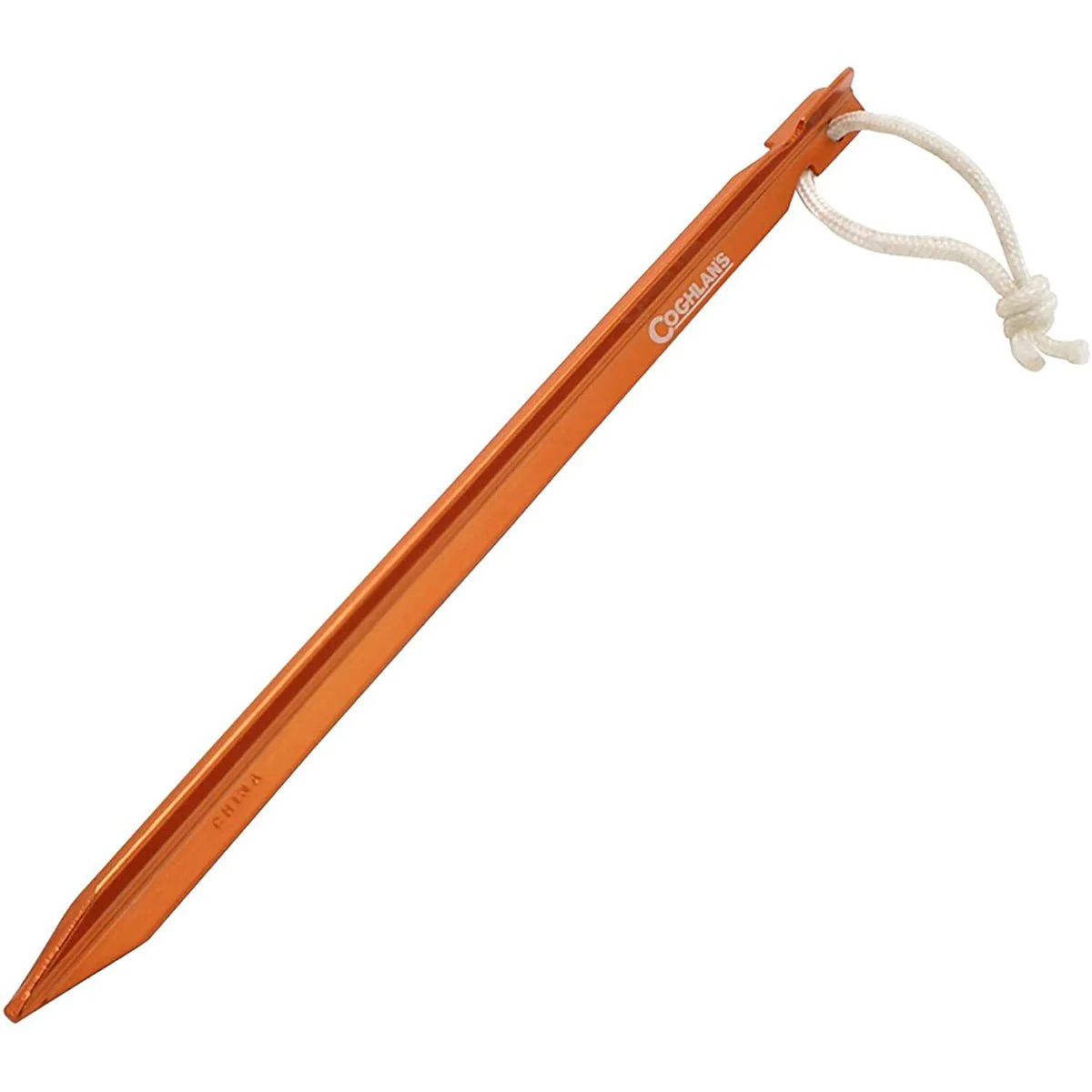 Coghlan's Ultralight Tent Stakes 9" w/ Pull Cord (4 Pack), Backpacking Camping - Image 2