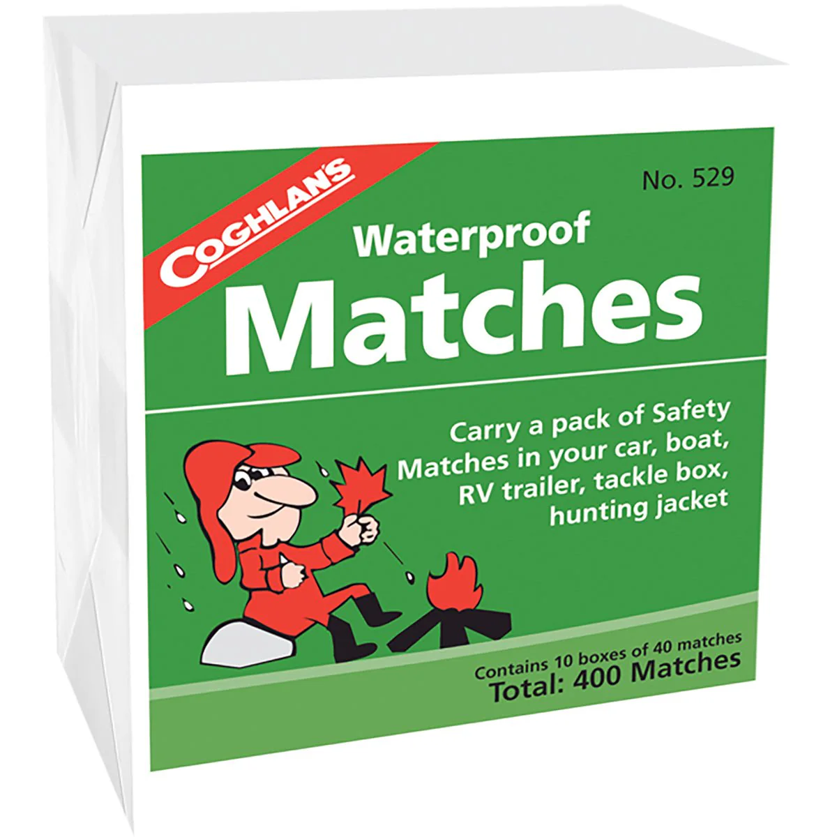 Coghlan's Waterproof Matches (30 Boxes), 1,200 Total Matches, Safety w/ Striker - Image 2