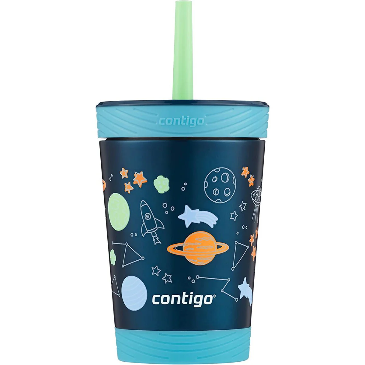 Contigo 12 oz. Kid's Spill-Proof Insulated Stainless Steel Tumbler with Straw - Image 9