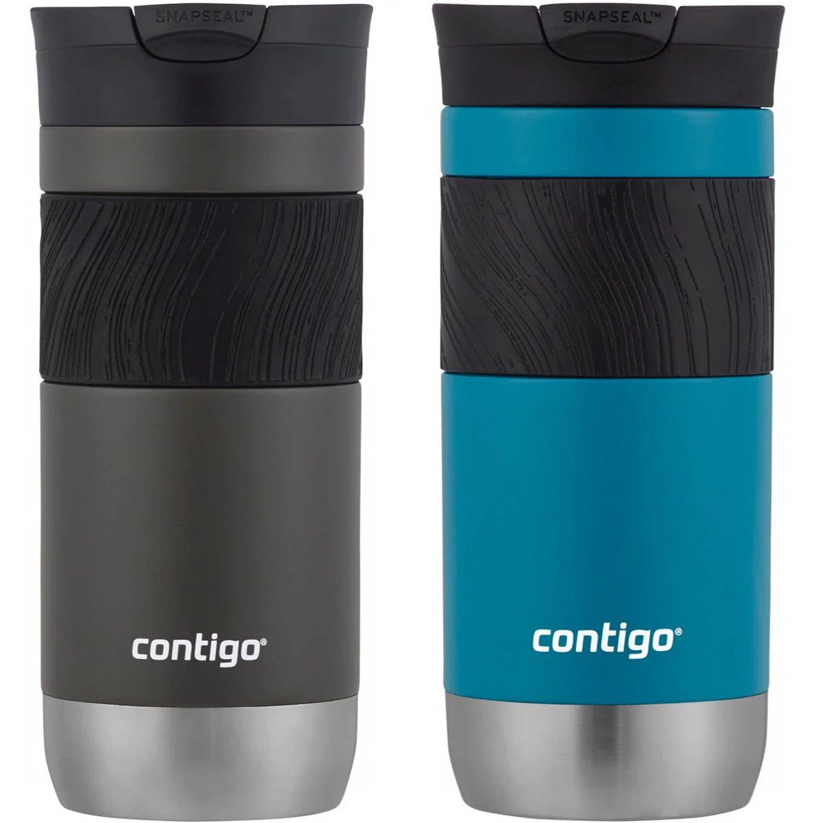 Contigo 16 oz. Byron 2.0 SnapSeal Insulated Stainless Steel Travel Mug 2-Pack - Image 4