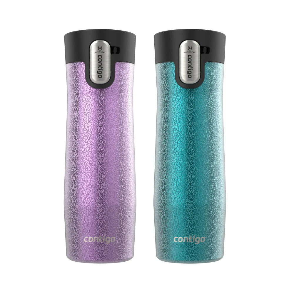 Contigo 20 oz. West Loop 3.0 Autoseal Stainless Steel Travel Mug 2-Pack - Image 2