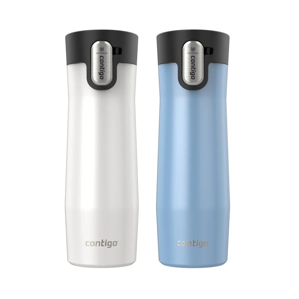 Contigo 20 oz. West Loop 3.0 Autoseal Stainless Steel Travel Mug 2-Pack - Image 6
