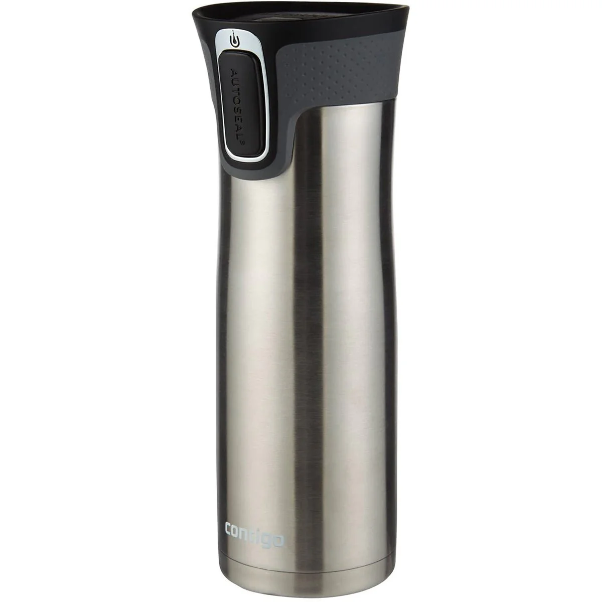 Contigo 24 oz. West Loop 2.0 Autoseal Stainless Steel Travel Mug - Silver - Image 2
