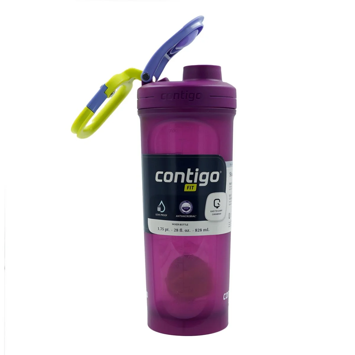 Contigo 28 oz. Fit Shake & Go 2.0 Microban Shaker Mixer Bottle - Image 5