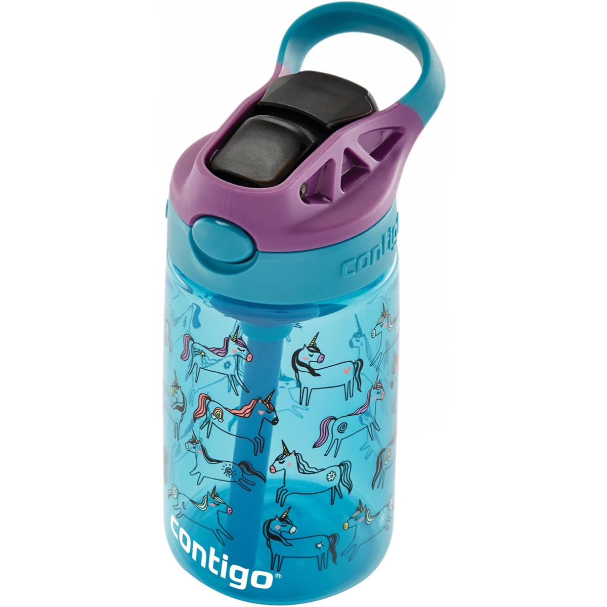 Contigo Kid's 14 oz. AutoSpout Straw Water Bottle with Easy-Clean Lid - Image 23