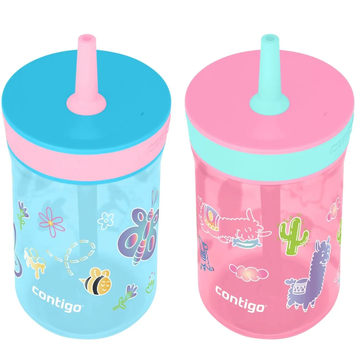 Contigo Kid's 14 oz. Leighton Spill-Proof Tumbler with Straw 2-Pack - Image 8