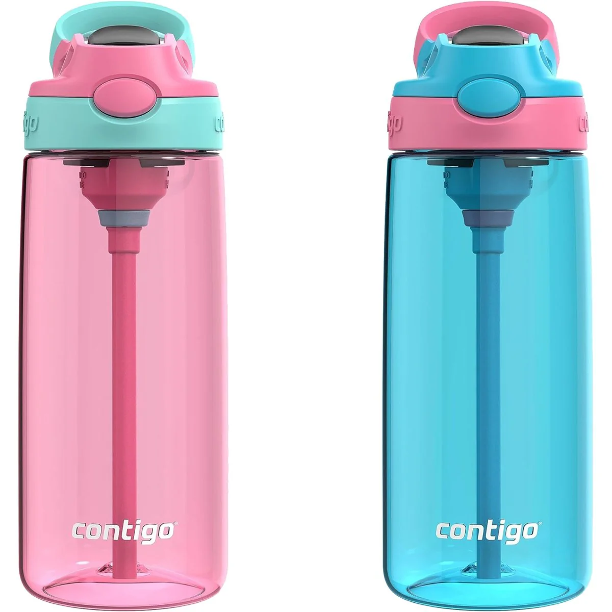 Contigo Kid's 20 oz. Aubrey Plastic Water Bottle 2-Pack