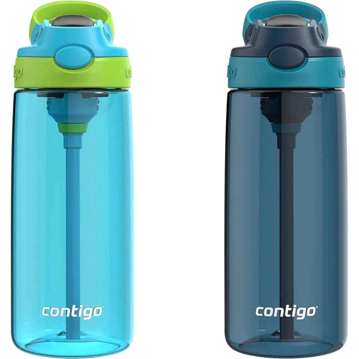 Contigo Kid's 20 oz. Aubrey Plastic Water Bottle 2-Pack - Image 5