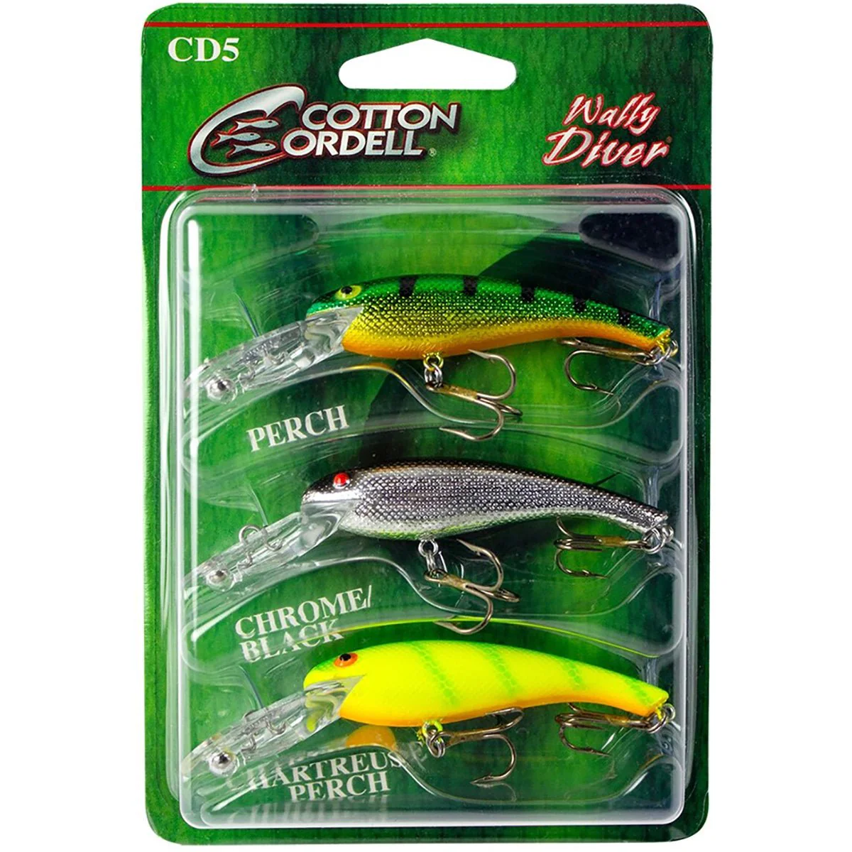 Cotton Cordell Wally Diver Triple Threat Fishing Lures