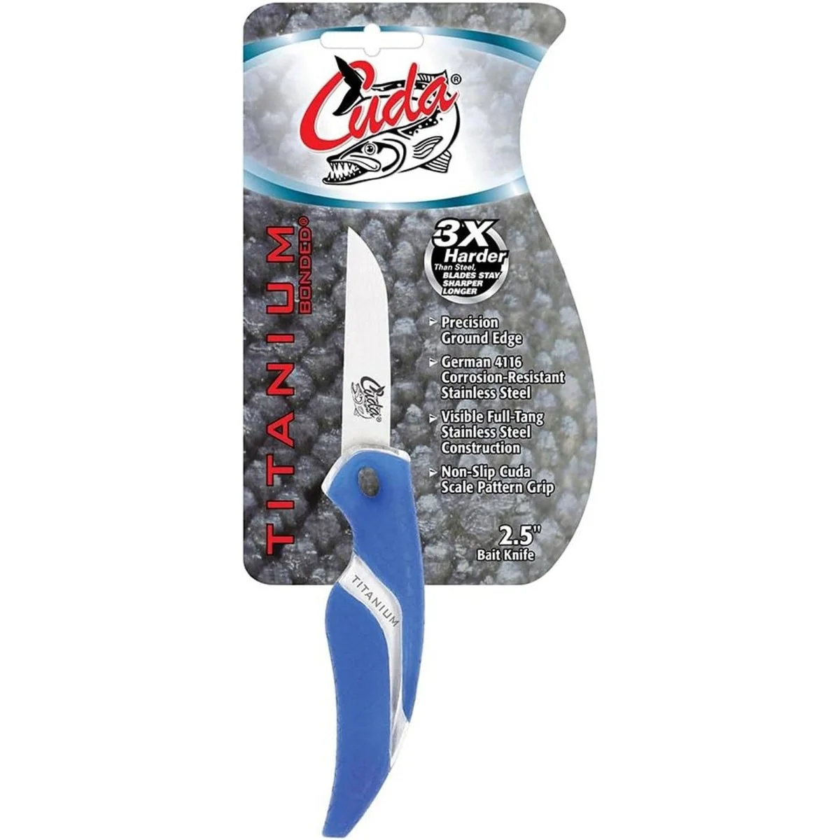 Cuda 2.5" Bait Knife Titanium Bonded - Image 3