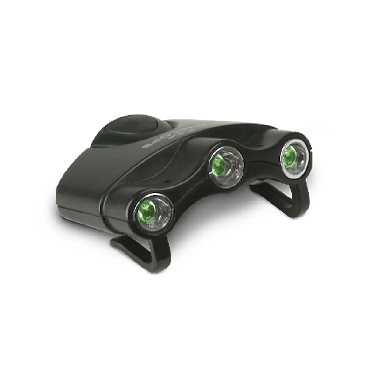 Cyclops Orion Hat Clip Light w/ 3 Green LED Lights - Green