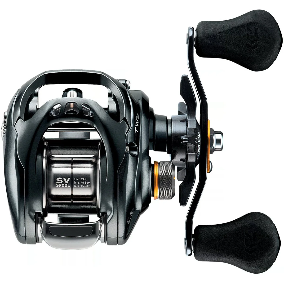 Daiwa Tatula SV Spool T-Wing System Baitcast Right Hand Fishing Reel - 7.3:1 - Image 2