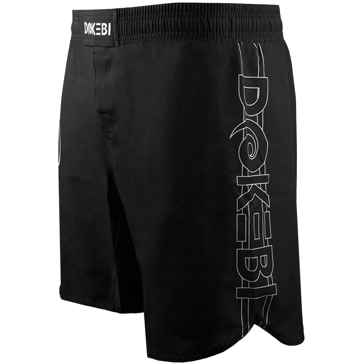 Dokebi Combat Ready BJJ Fight Shorts - Black - Image 2