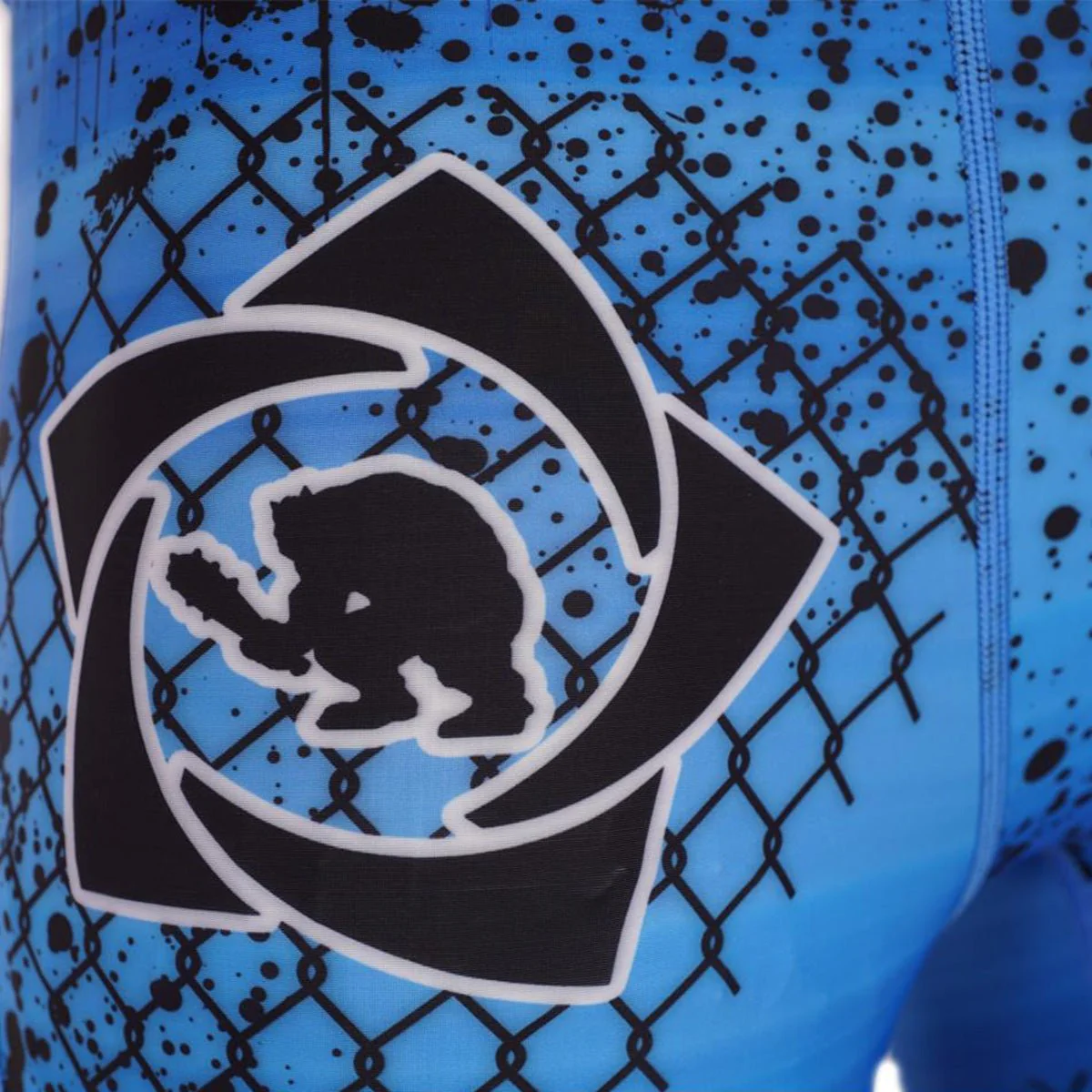 Dokebi Shark BJJ Compression Shorts - Blue - Image 3