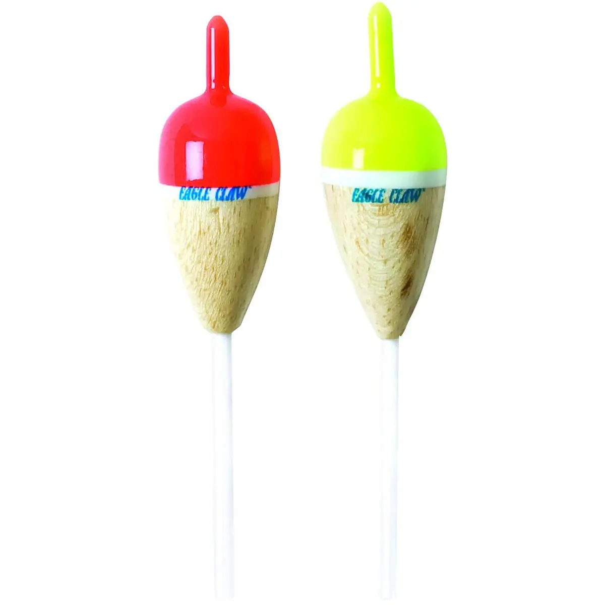 Eagle Claw 1-1/8" x 5" Balsa Oval Slip Float - 50 Pack