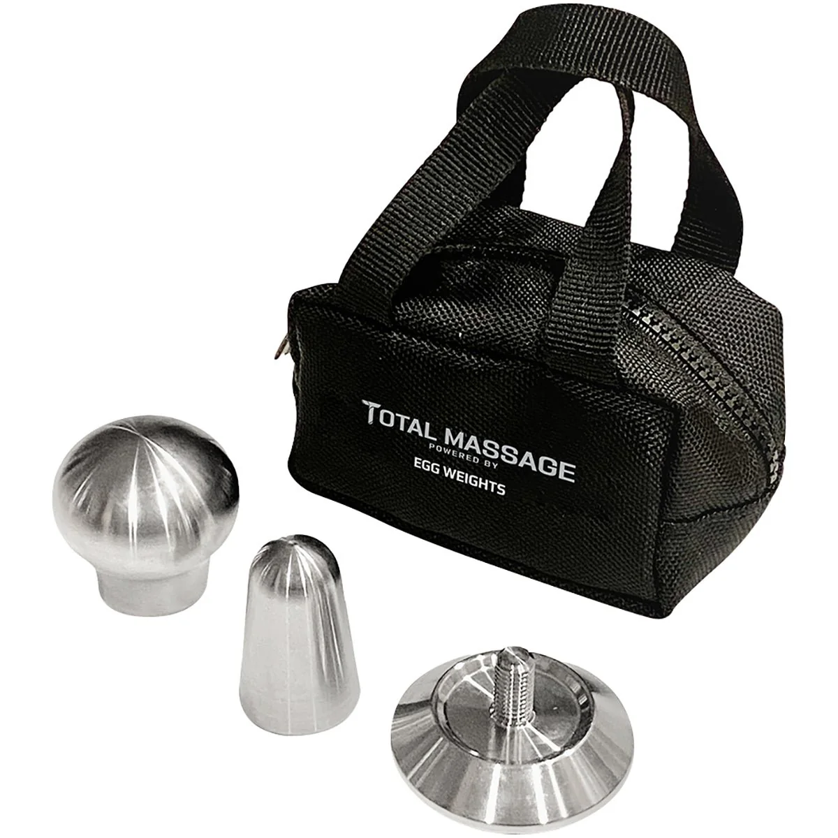 Egg Weights Total Massage Tool - Pinpoint, Ball, Flat, and Edge Fascia Scraper
