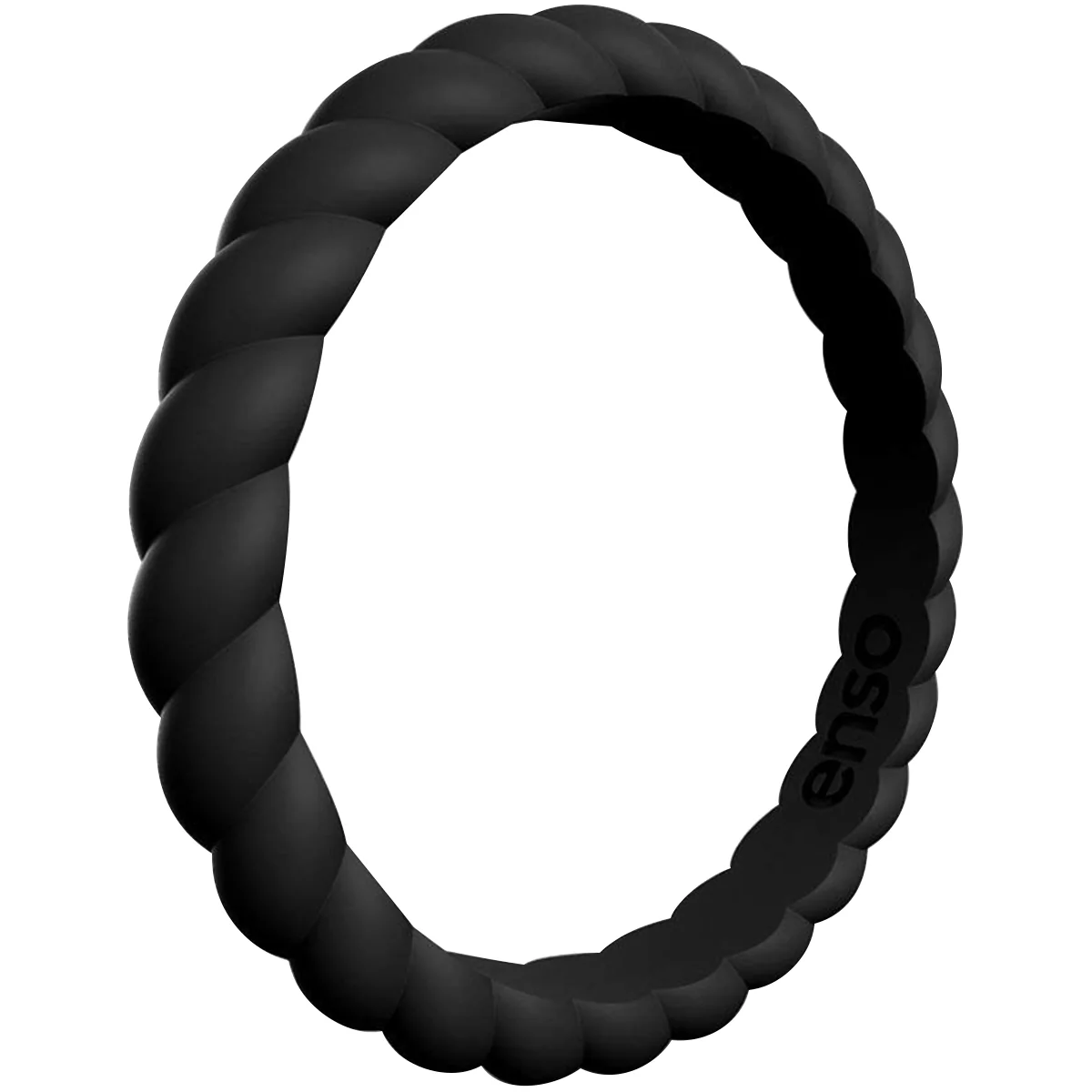 Enso Rings Braided Stackables Series Silicone Ring - Image 3