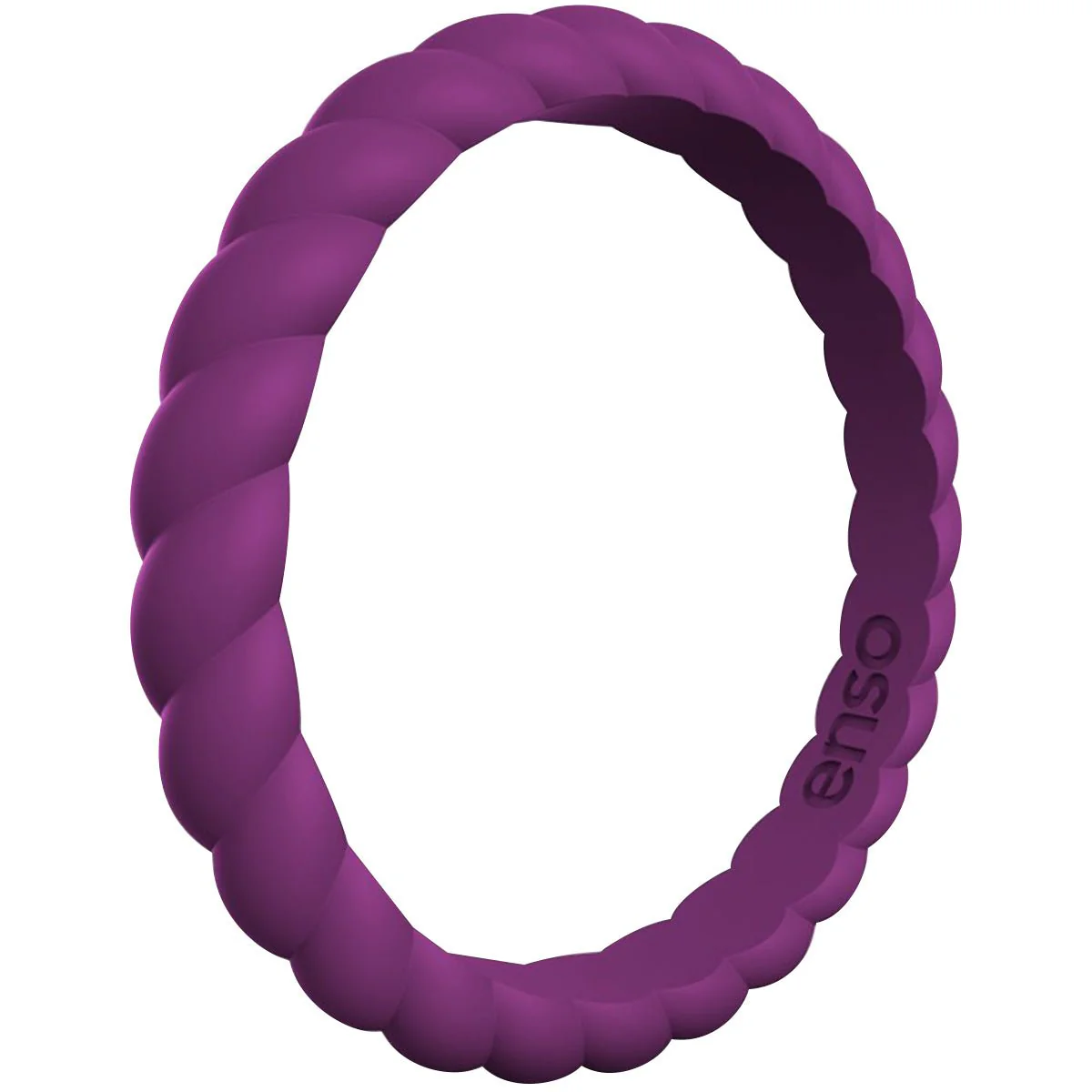 Enso Rings Braided Stackables Series Silicone Ring - Image 5