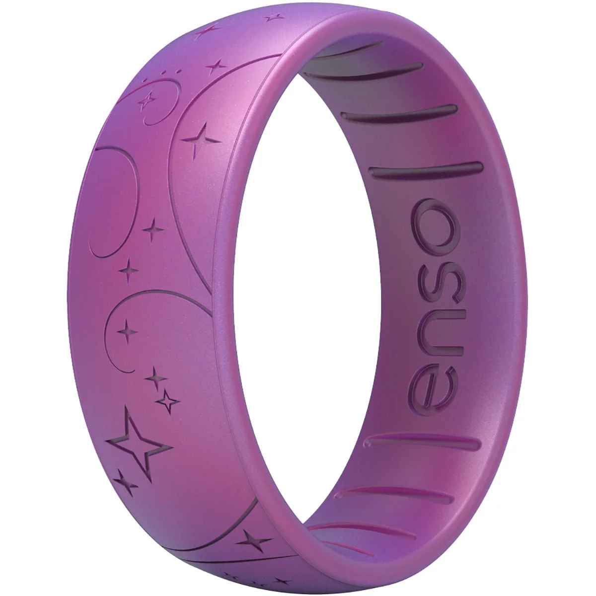 Enso Rings Classic Etched Legends Series Silicone Ring - 13 - Fairy Magic
