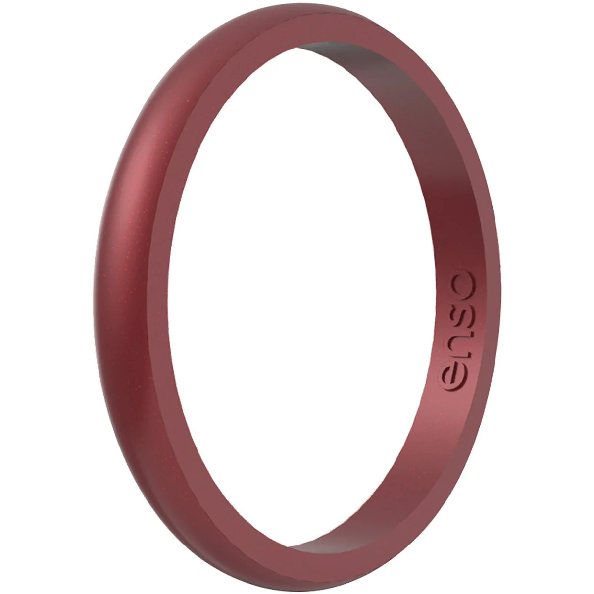 Enso Rings Halo Birthstone Series Silicone Ring - Ruby