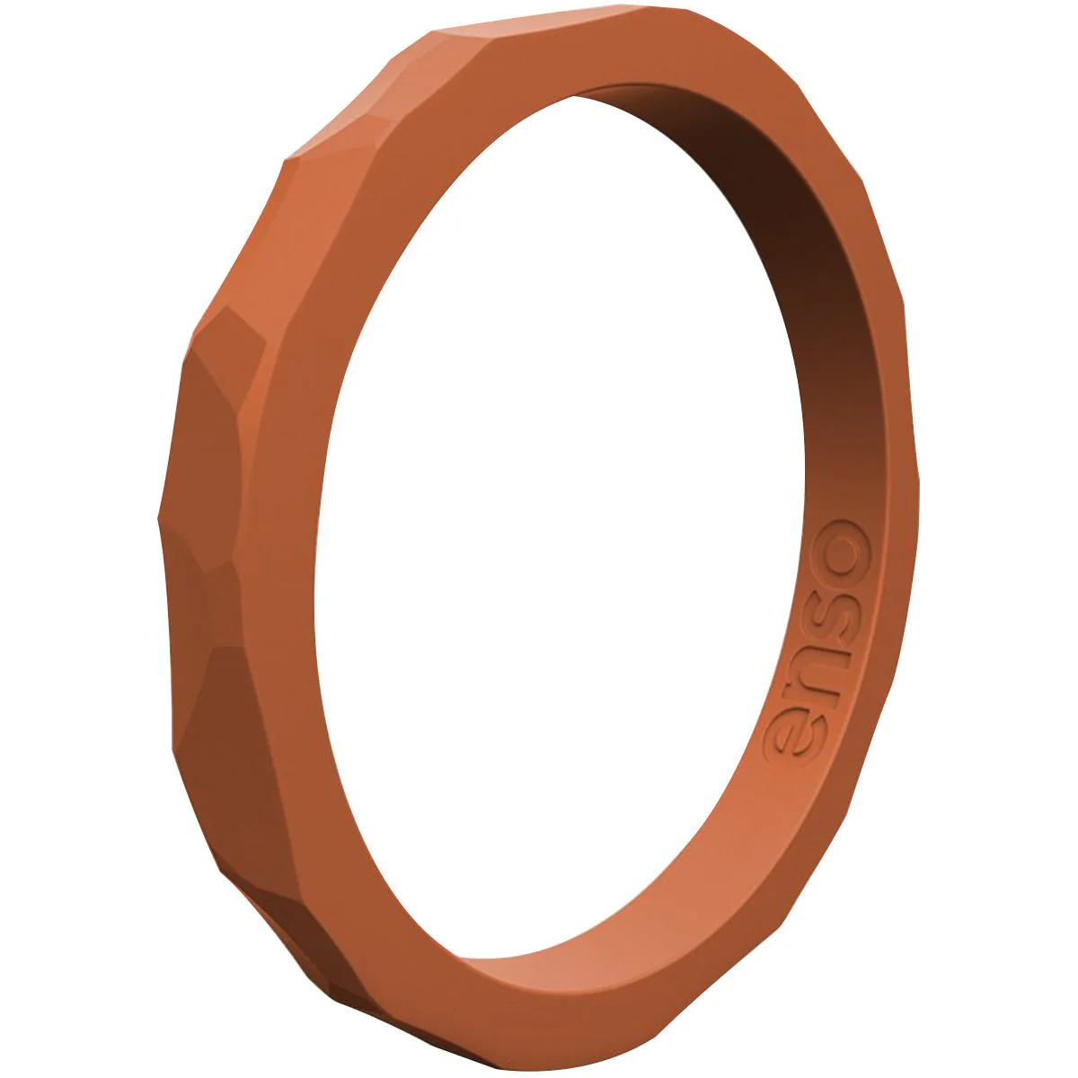Enso Rings Hammered Stackables Series Silicone Ring