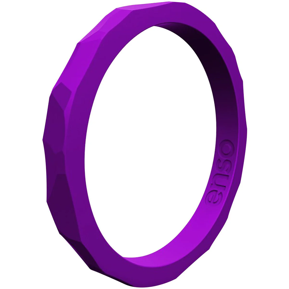 Enso Rings Hammered Stackables Series Silicone Ring - Image 14