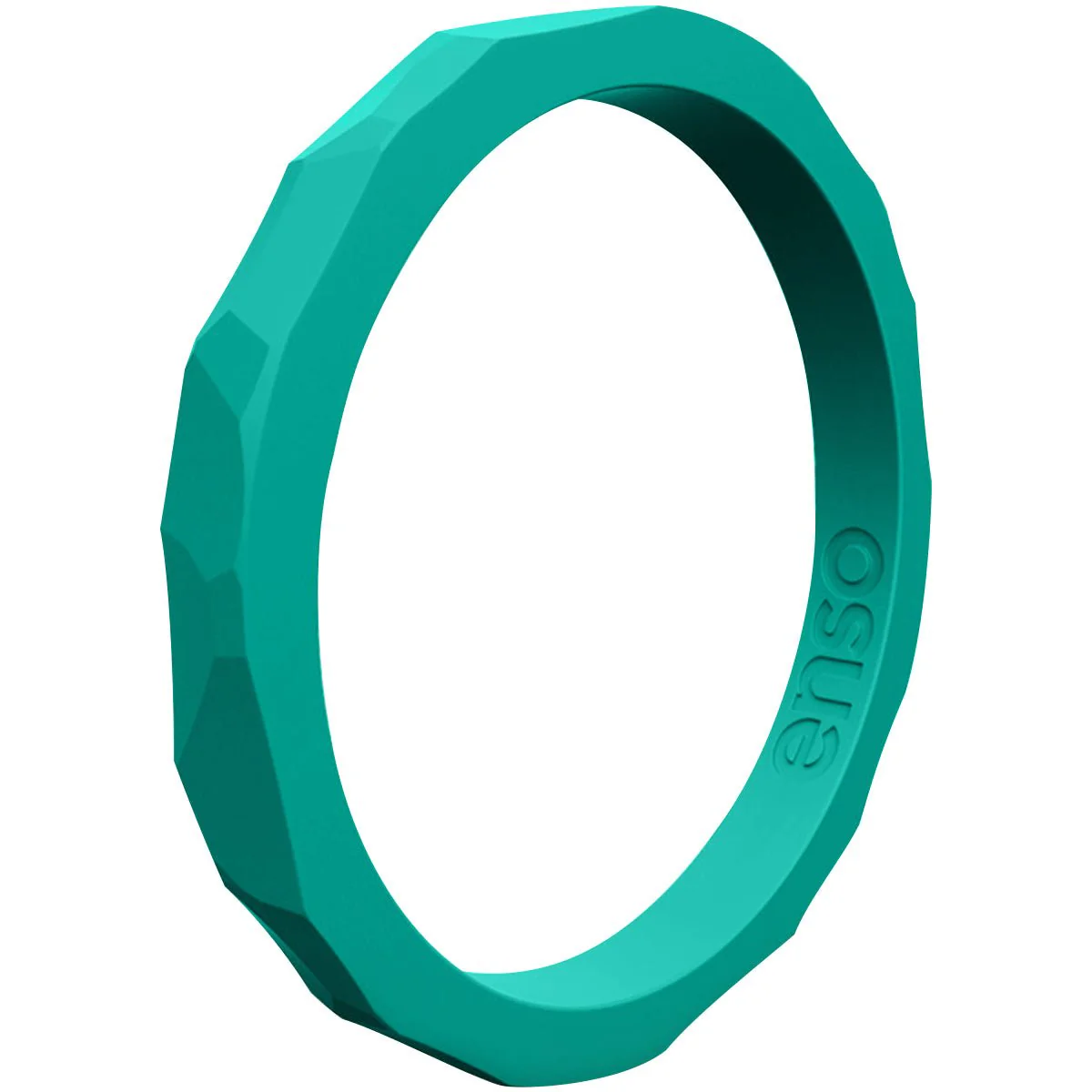 Enso Rings Hammered Stackables Series Silicone Ring - Image 2