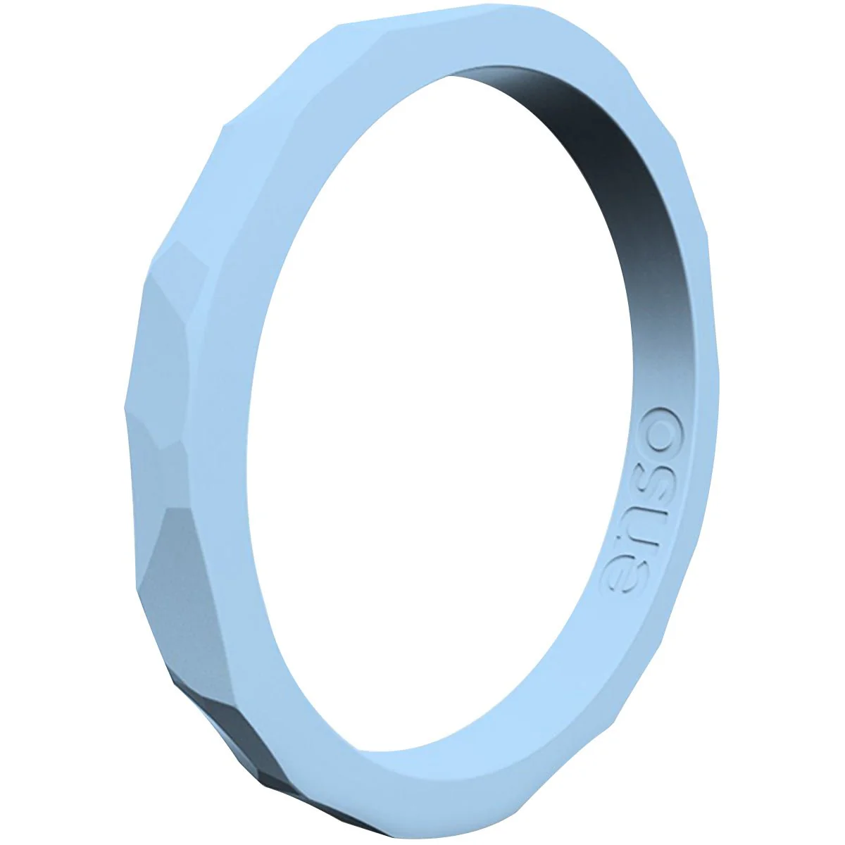 Enso Rings Hammered Stackables Series Silicone Ring - Image 3
