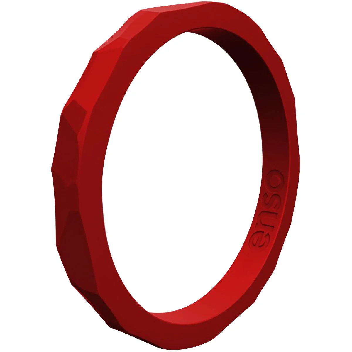Enso Rings Hammered Stackables Series Silicone Ring - Image 4