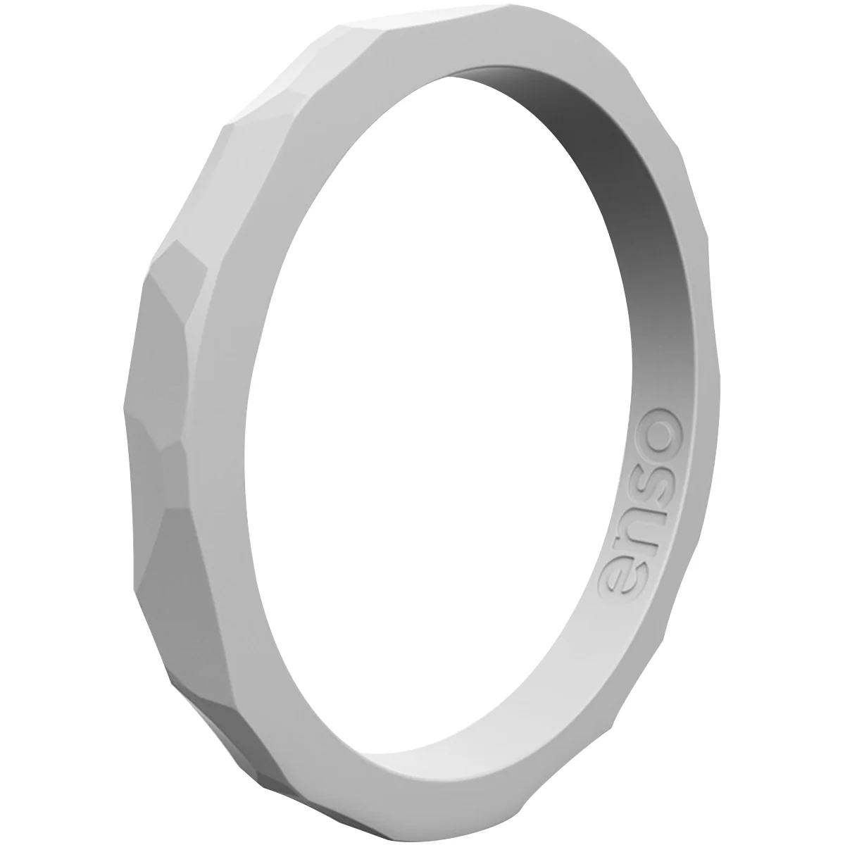 Enso Rings Hammered Stackables Series Silicone Ring - Image 7