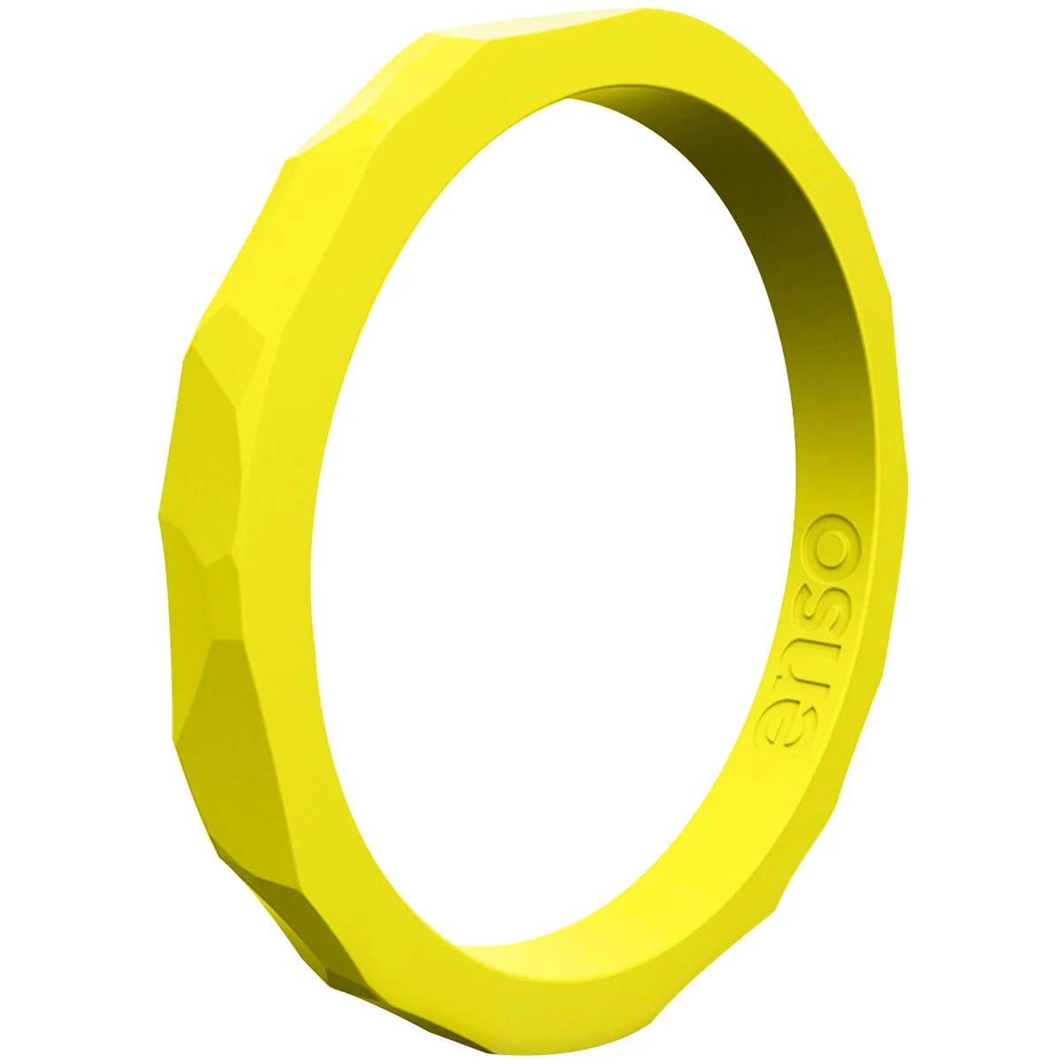 Enso Rings Hammered Stackables Series Silicone Ring - Image 9