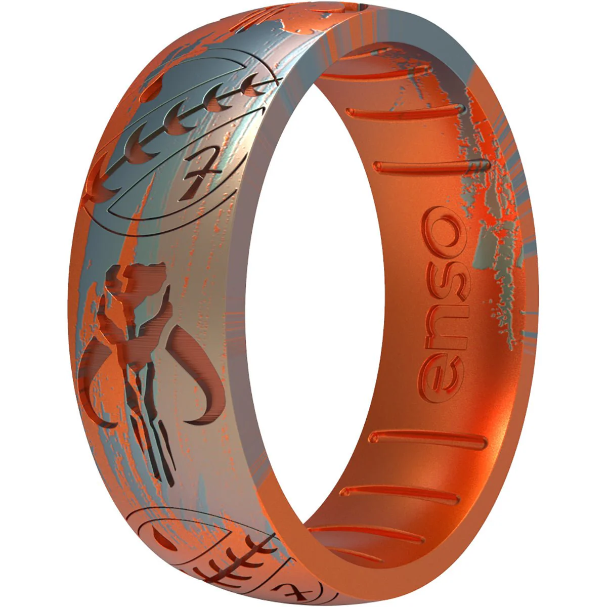 Enso Rings Star Wars Boba Fett Galactic Outlaw Silicone Ring - Phoenix/Ash