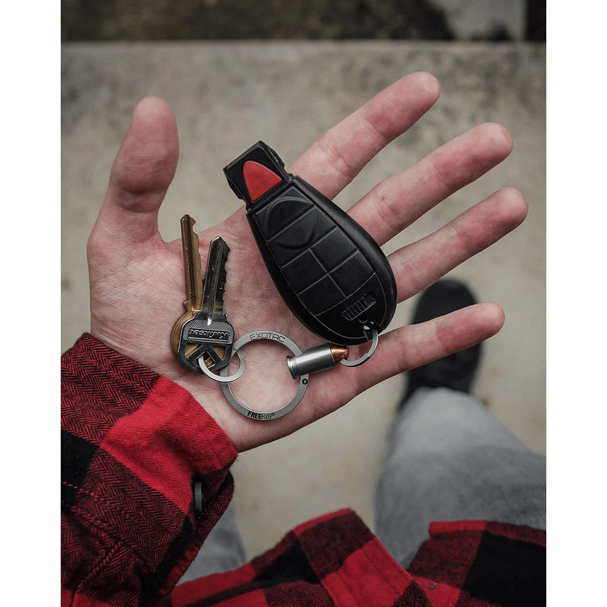 Exotac FREEKey Slim System Easy to Use Key Ring and Three Mini Key Rings - Image 10