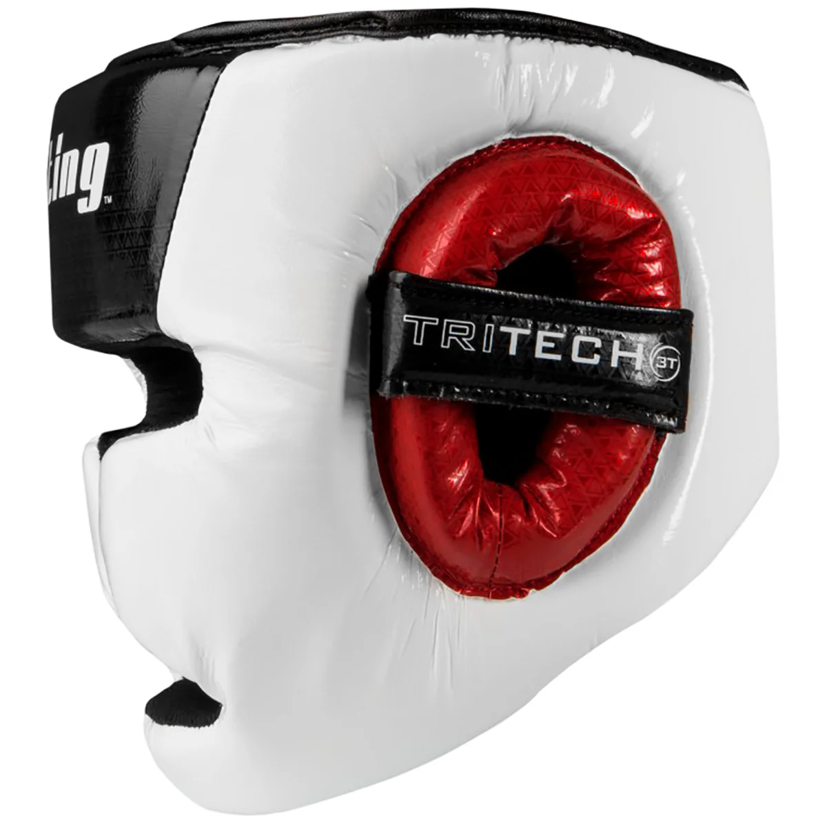 Fighting Sports Tri-Tech Fascinate Full Training Headgear - Black/White/Red - Image 2