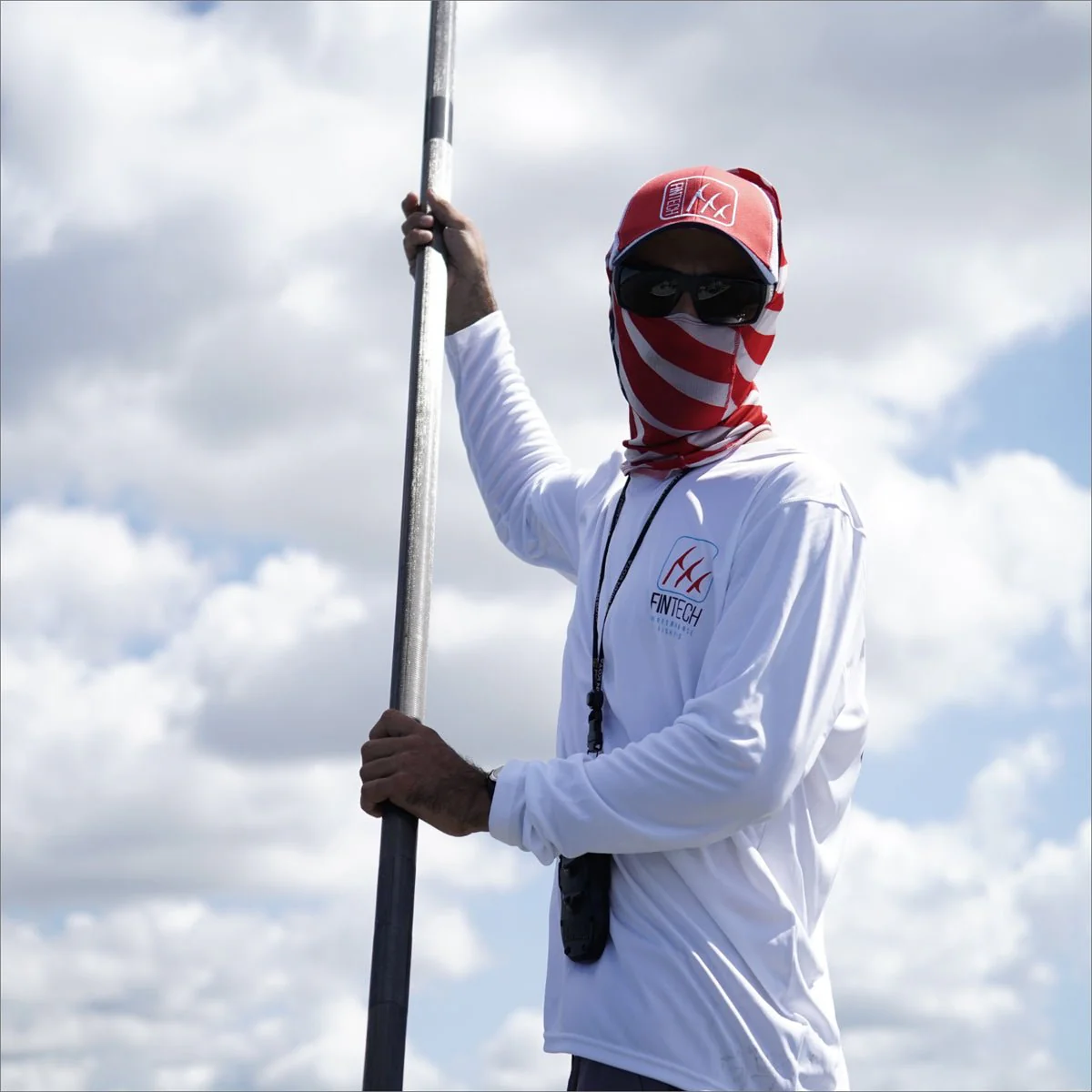 Fintech Anywhere Anyday Sun Defender UV Long Sleeve T-Shirt - Brilliant White - Image 4