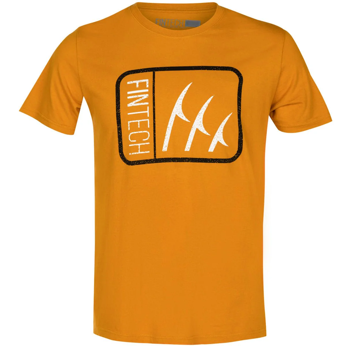 Fintech Box Logo Graphic T-Shirt - Inca Gold
