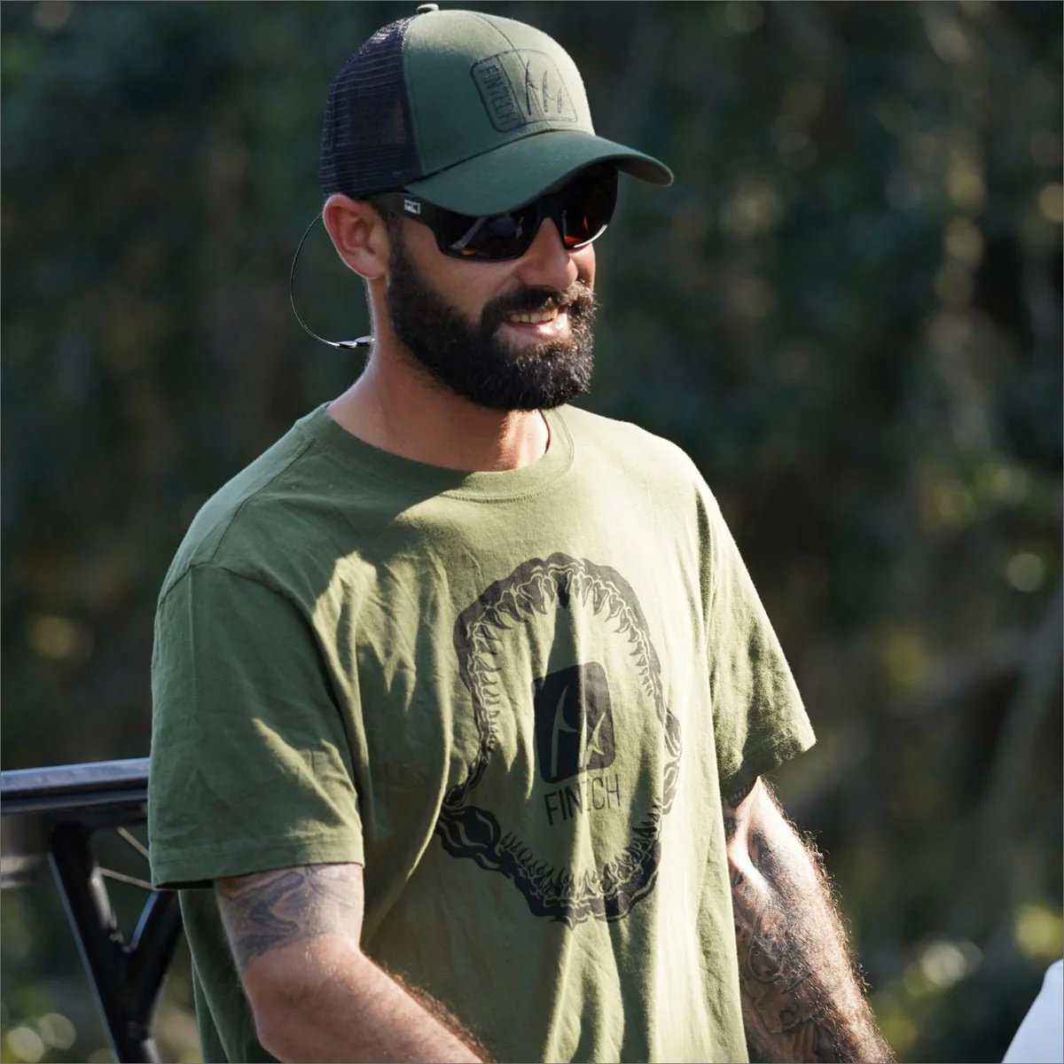 Fintech Cape Fear Graphic T-Shirt - Rifle Green - Image 4