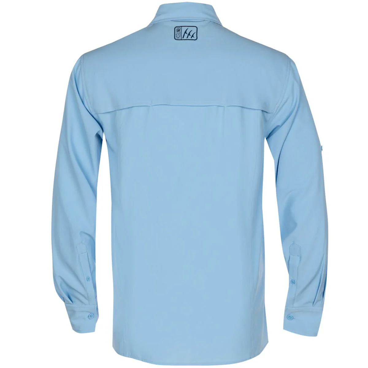 Fintech Deep Sea Woven Long Sleeve Shirt - Powder Blue - Image 2