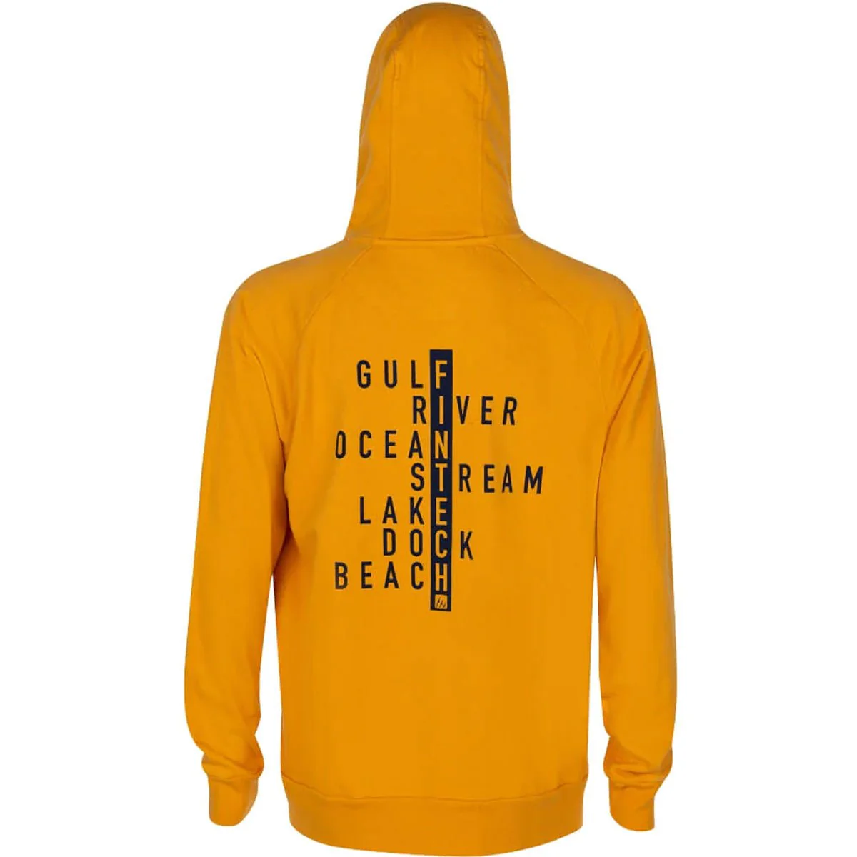 Fintech Fish Anywhere Point Breeze Fleece Pullover Hoodie - Autumn Blaze - Image 4